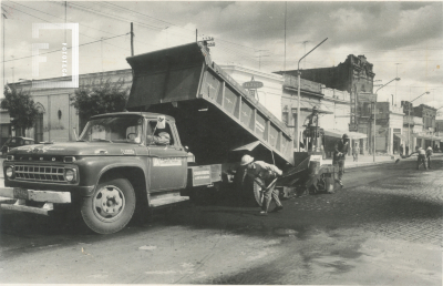 Repavimentación de Av. Rivadavia (Calle Real)