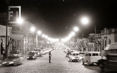  Inauguración del alumbrado en la Avda. Rivadavia