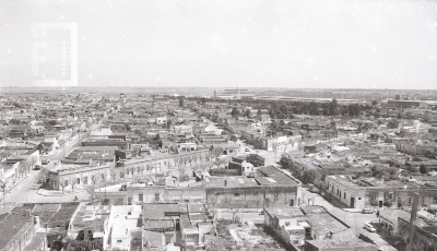 Vista aérea parcial de la ciudad de Campana