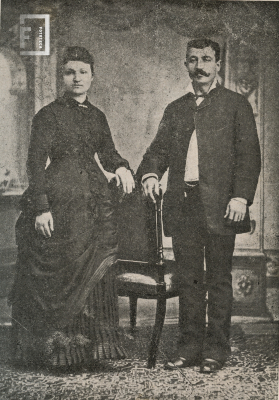 Enrique Pedro Balduzzi y su esposa Doña Joaquina