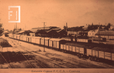 Estación de cargas del Ferrocarril Central en Campana