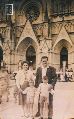 Familia Gavazzi en la Basílica Nuestra Señora de Luján 