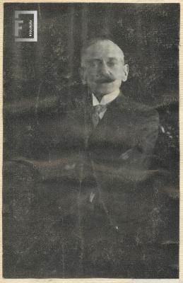 Retrato de César Castillo. Bibliotecario entre 1923 y 1928