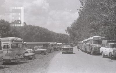 Estacionamiento del Balneario Municipal de Campana
