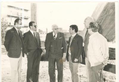 Visita del Intendente Calixto Dellepiane al Correo