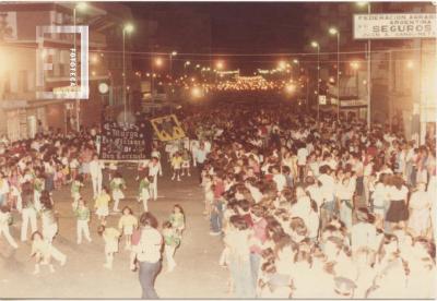 Pre carnaval del Paraná en la Avenida Rocca