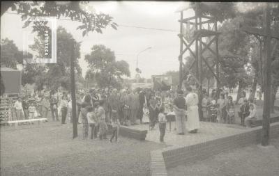 Acto de inauguración de la Plaza 1° de mayo