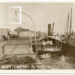 Puerto del ferrocarril desde la sub-prefectura
