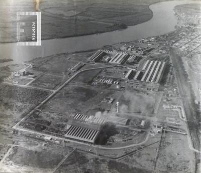 Vista aérea de la planta Dálmine